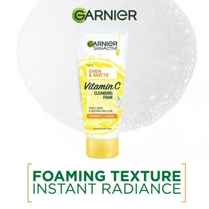 Garnier Even & Matte Gentle Clarifying Foam – 100ml