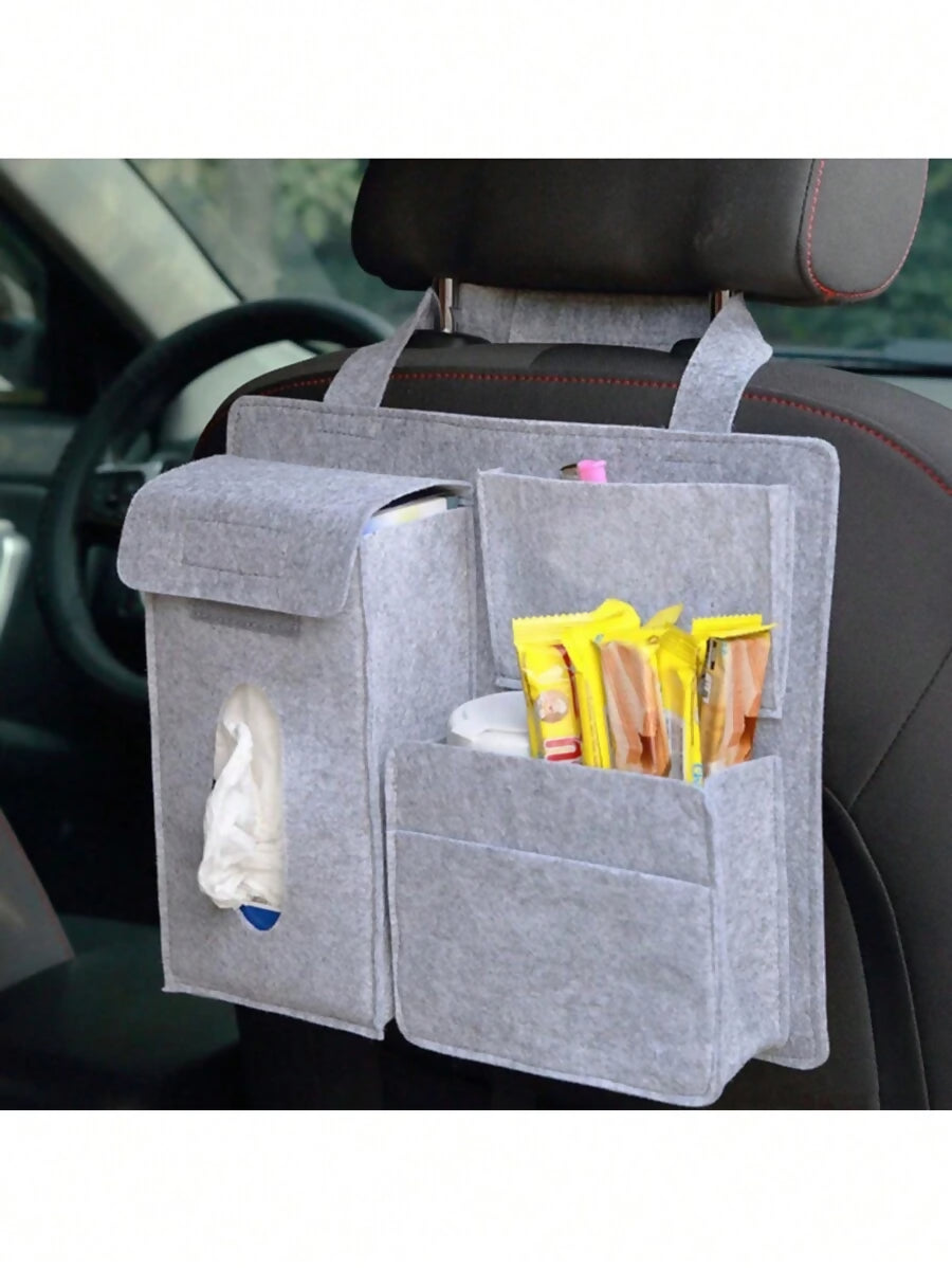 Design Canvas Material Car Back Seat Organizer