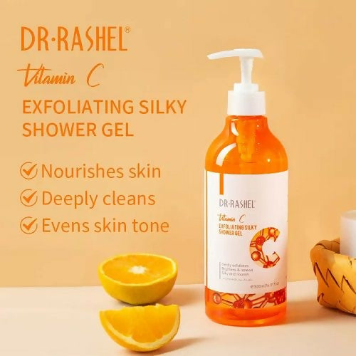 Dr. Rashel Vitamin C Whitening Exfoliating Silky Shower Gel 500ml