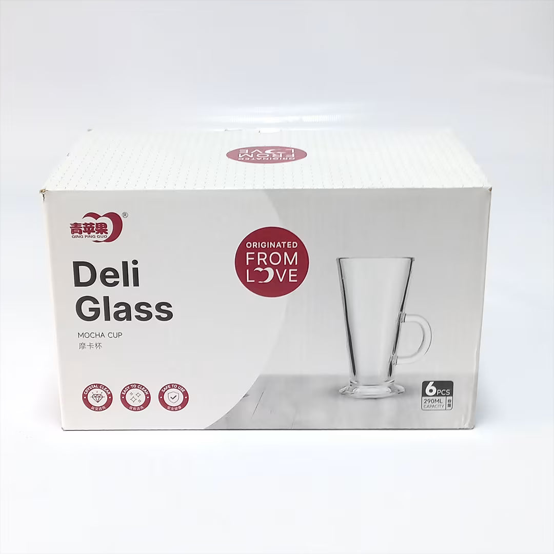 290ml Latte Glass Set(6pc)