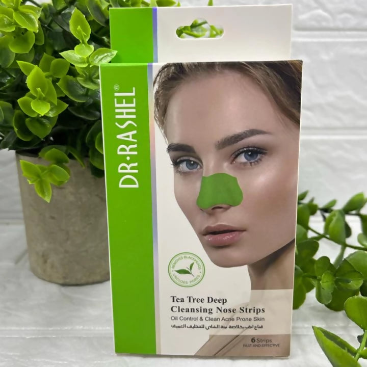 Dr. Rashel 6Pcs pack Tea Tree Deep Cleansing Nose Strips