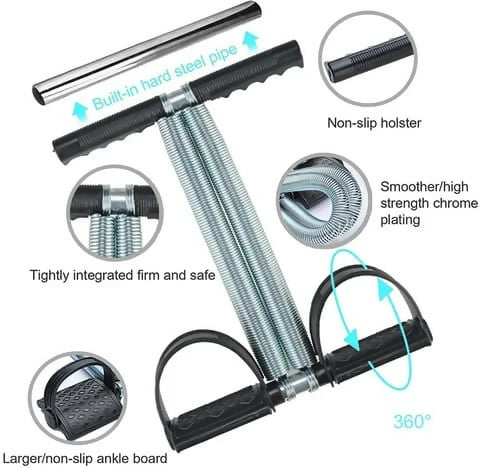Double spring tummy trimmer
