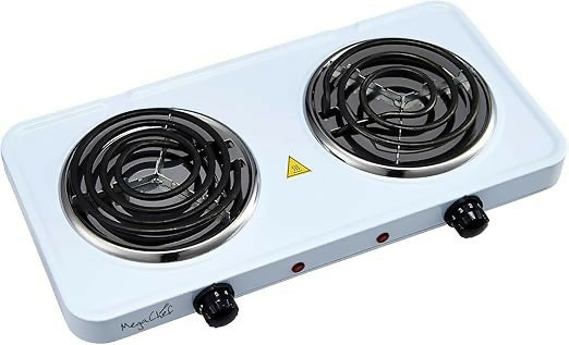 Electric TWO Double Burner Spiral Cooker