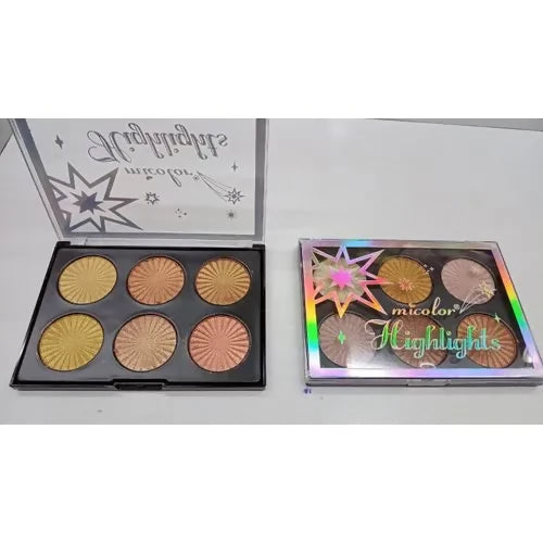 Micolor 6 color Powder Contour Highlighter
