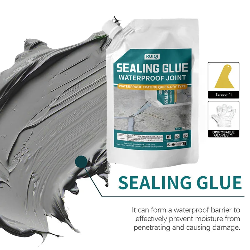 500ml Slab Concrete Crack Waterproof Repair Sealant Caulk Roofing Plugging Repair Cement Sealant Angle Crack Plugging Material