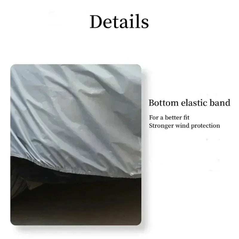Car Cover Waterproof Outdoor Universal UV Protection Snow Cover Dustproof for Sedan Scratch-Resistant Sedan Suit SUV Car Tools