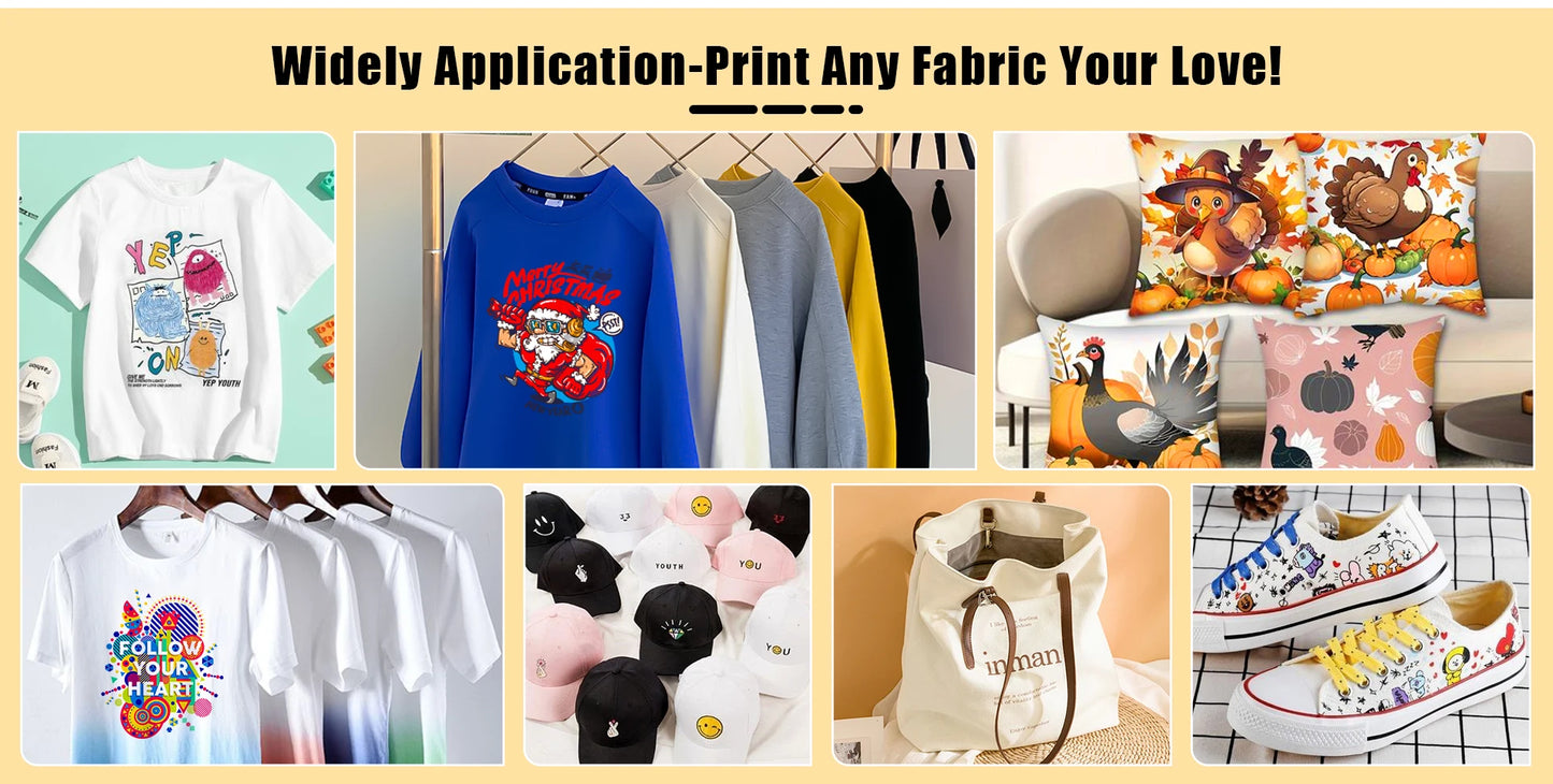 OYfame L1800 impresora dtf A3 Directly To Film dtf a3 textil printer for jeans hoodies clothes fabric tshirt printing machine A3