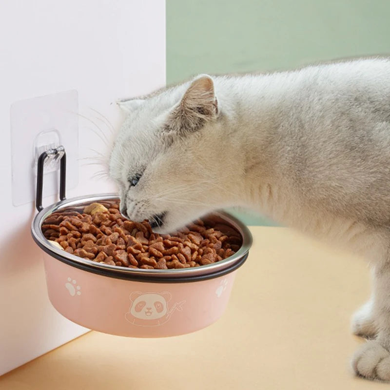 Pet Dog Bowls for Large and Small Dogs Cat Food Water Bowls with Non Slip Rubber Bottom Pet Feeding Bowl Double Wall Insulated