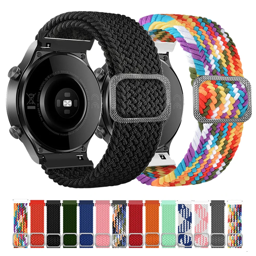 Strap Correas Para Watch Active 20mm 22mm Elastic Band For Samsung