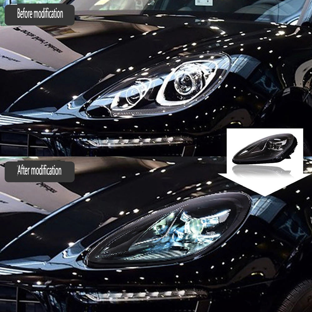 Car Light LED Headlights for Porsche Macan 2014 2015 2016 2017 2018 2019-2022 Headlamp Assembly DRL Turn Signal Car Accessories