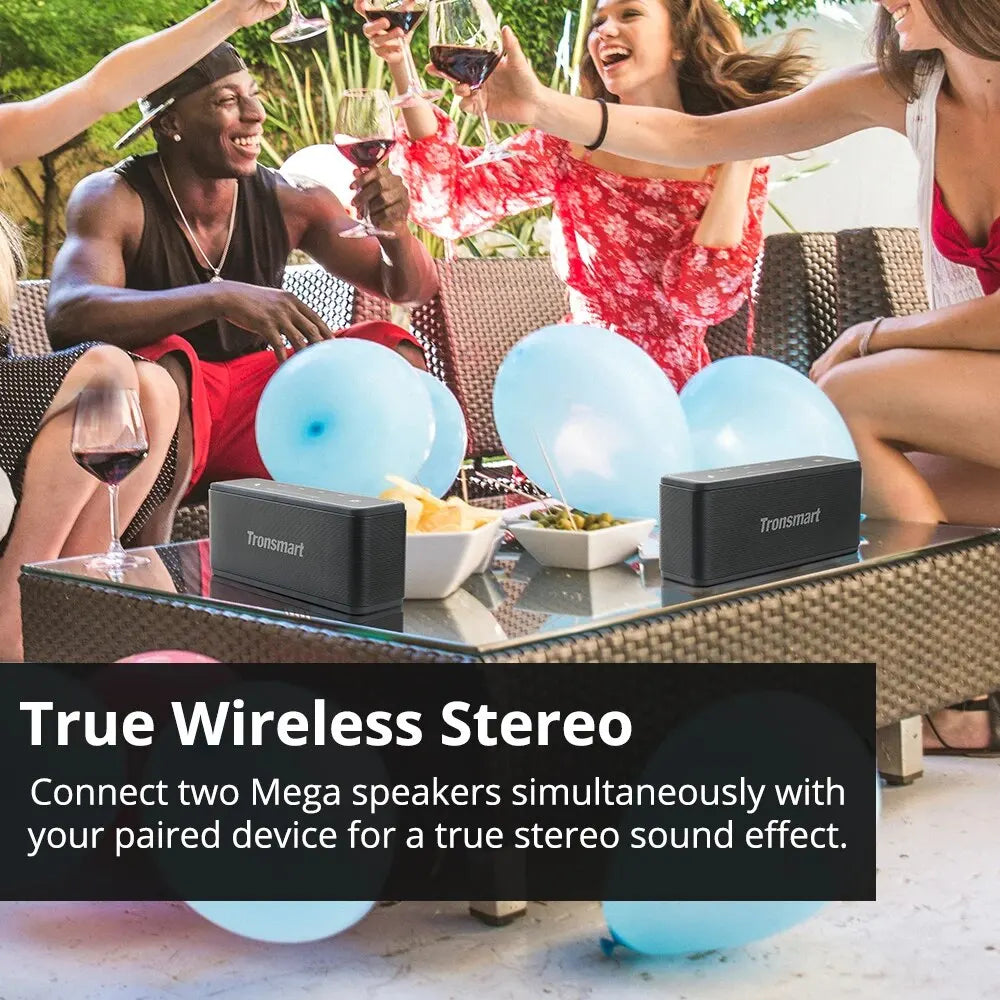 Tronsmart Mega Speaker 40W Bluetooth Speaker with Touch Control Soundbar Support Voice Assistant,NFC,MicroSD
