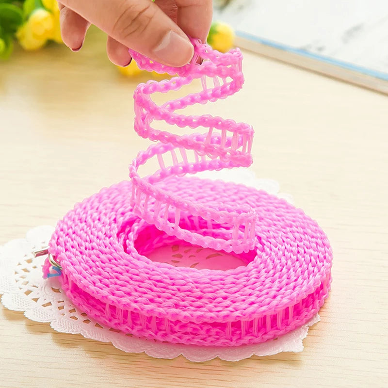 Outdoor Clothesline Nylon Non-Slip Laundry Line Rope Travel Business Windproof Clothes Cord 5/10 Meter Long