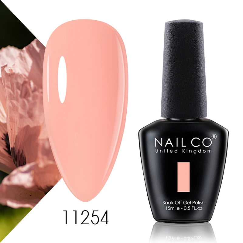 NAILCO 15ml Hema Free TPO Free Top Coat And Base Coat Art Design Gel Nail Polish Top Base Coat UV LED Soak Off Gel Nail Varnish
