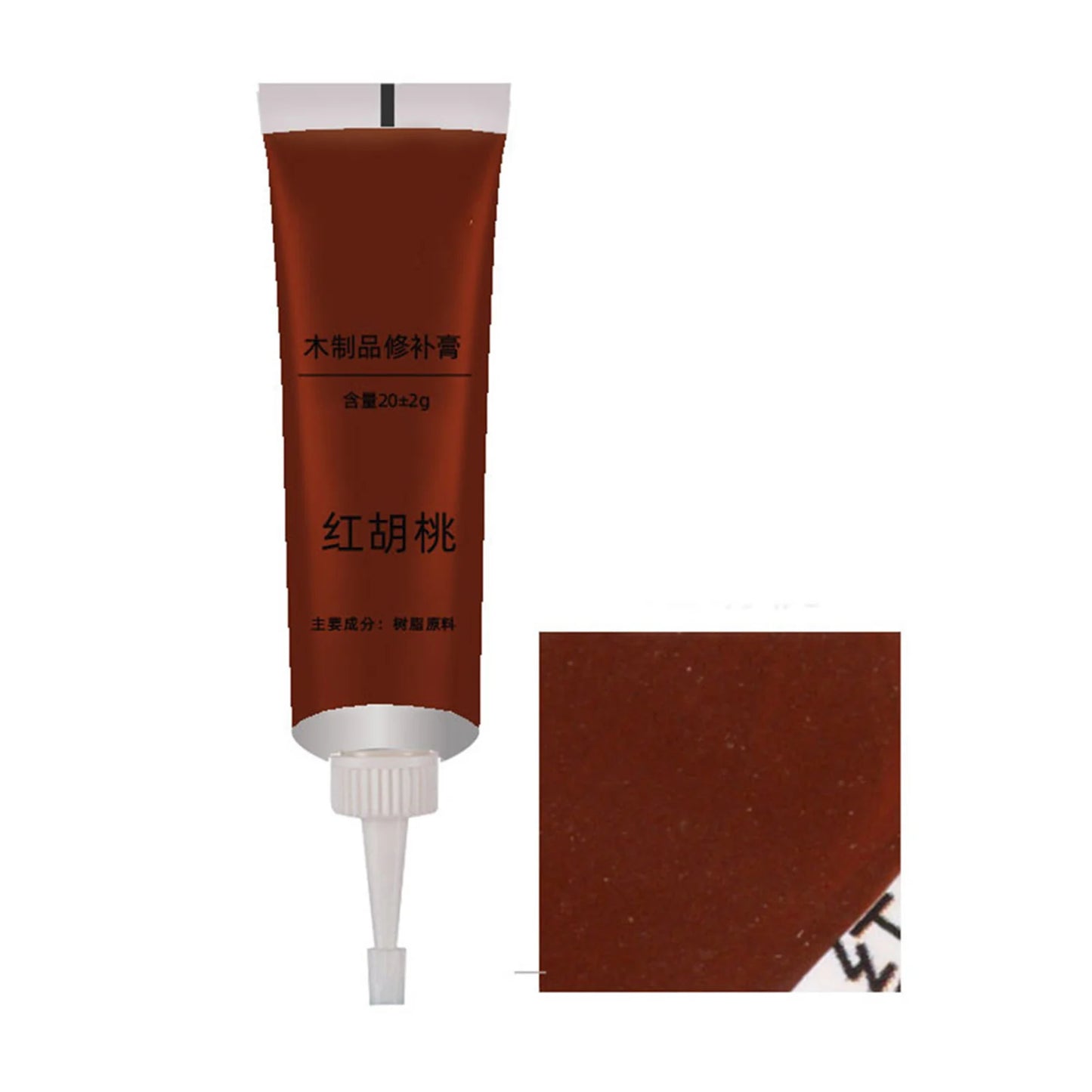 Wood Filler Floor Scratch Paint Repair Oak/Veneer/Walnut Color Water-Based Putty Discoloration Cracks Gouges