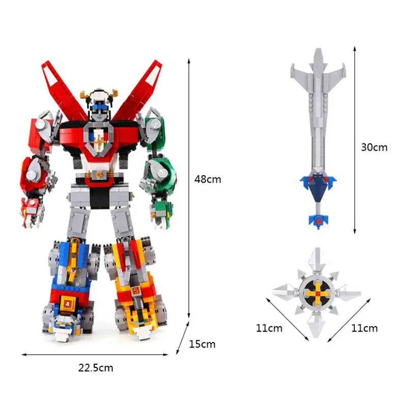 HOT TOY 2334Pcs Ideas Voltron Defender of The Universe Model Education Model 21311 Building Block Christmas Gifts For Children