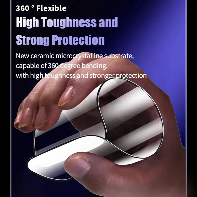 NNBILI 4Pcs Matte Ceramic Privacy Screen Protector Anti-Spy for iPhone 16 15 Pro Max 14 13 12 11 X XR XS Max Light Anti-Scratch