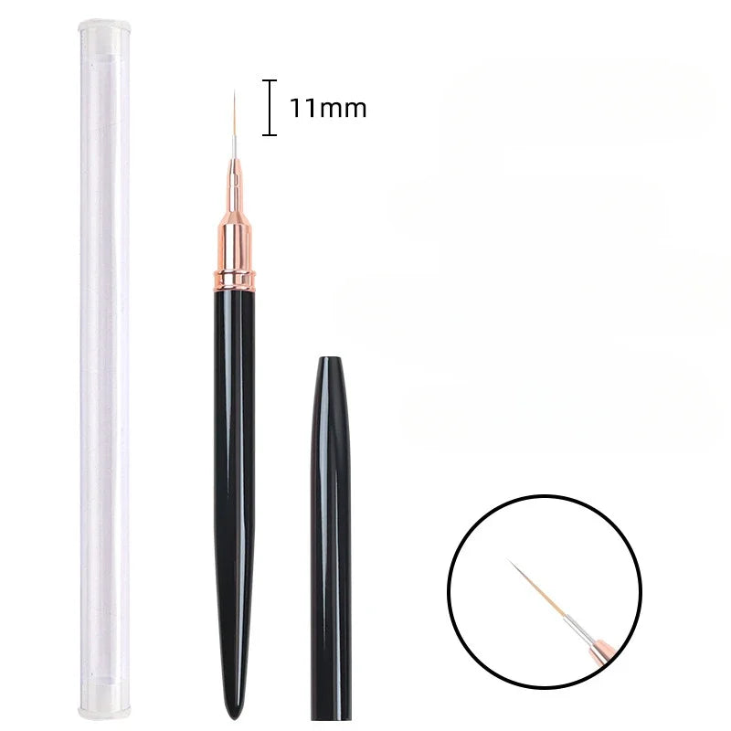 1/2pcs Professionnel Brushes Tools Nail Glue Phototherapy Pen UV Gel Brush Pen Acrylic Nail Art Painting Drawing Brush Manicure