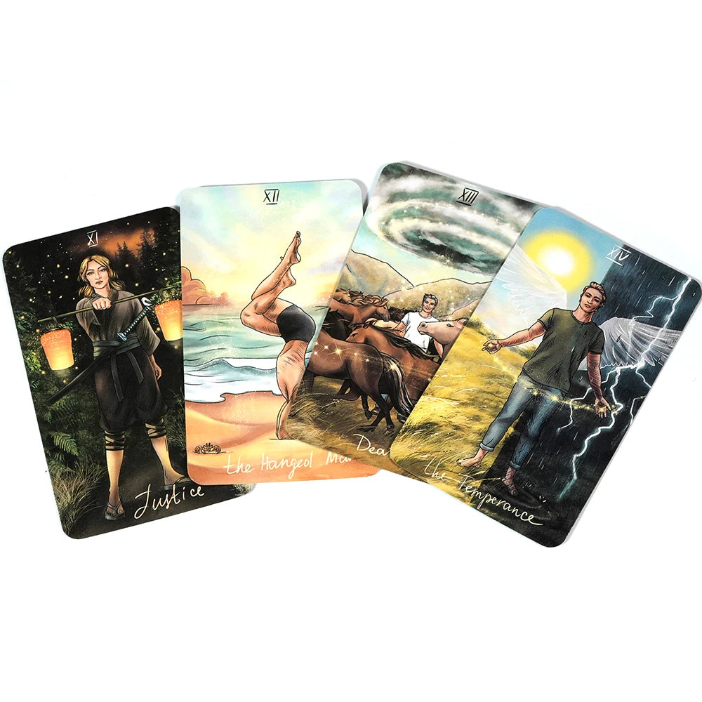 Wild Reflections Tarot Wyspell Classic Tarot Cards Beginner Friendly Clear Symbolism Traditional Structure Easy Follow 78 Cards