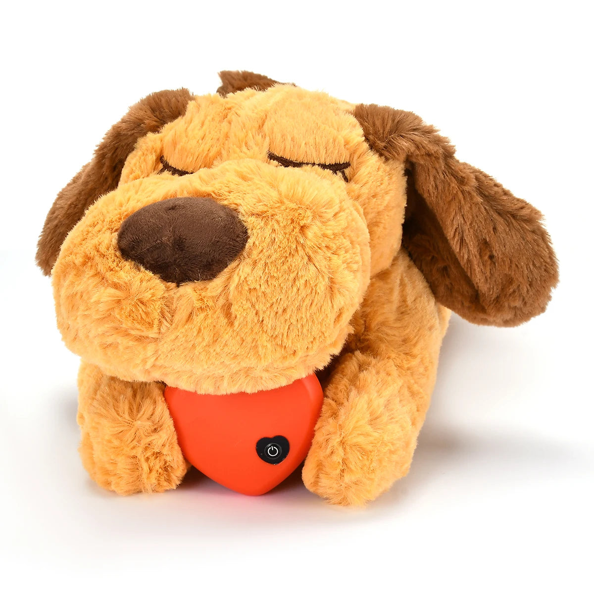 Plush Heartbeat Puppy Behavioral Training Toy Plush Pet Snuggle Anxiety Relief Sleep Aid Doll Durable Dog Chew Toys For Chewers