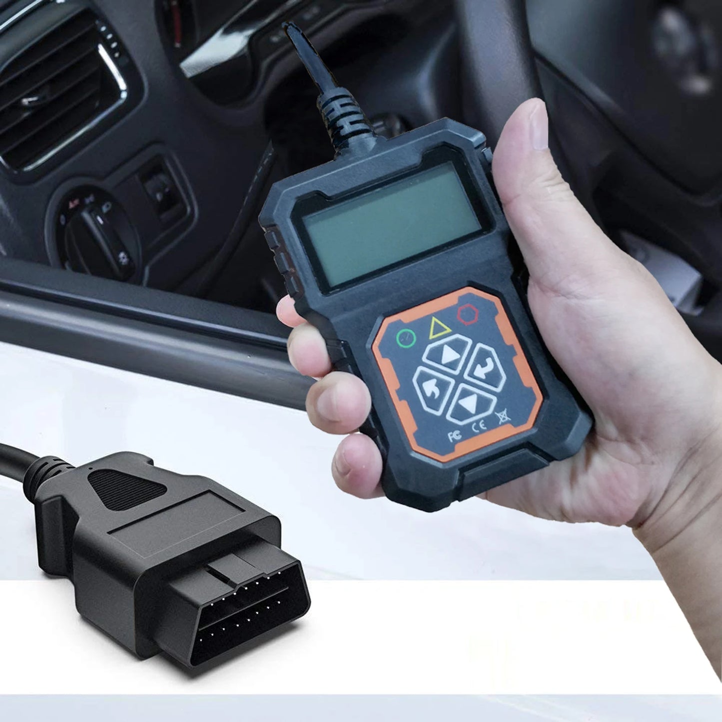 OBD2 Scanner: Get Accurate Diagnostics & Police Scanner for All OBD II Protocol Cars!