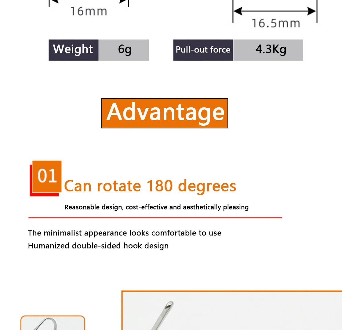 30Pcs Square Strong Magnetic Hooks Multi-Purpose Storage Hooks Home Kitchen Bar Storage Hooks Key Storage Hooks Bathroom Hangers