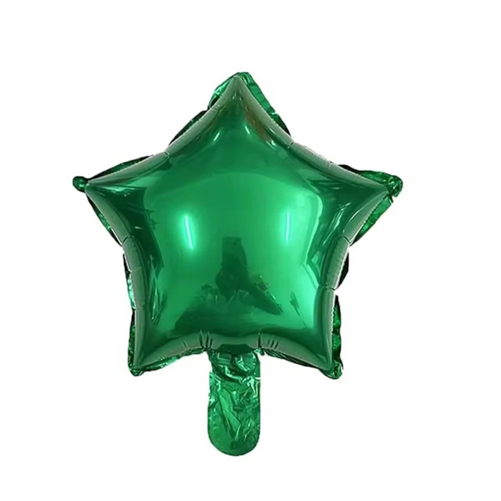 10pcs/Lot 10 Inch Five-pointed Star Foil Balloon Baby Shower Wedding Children's Birthday Party Decorations Kids Balloons Globos