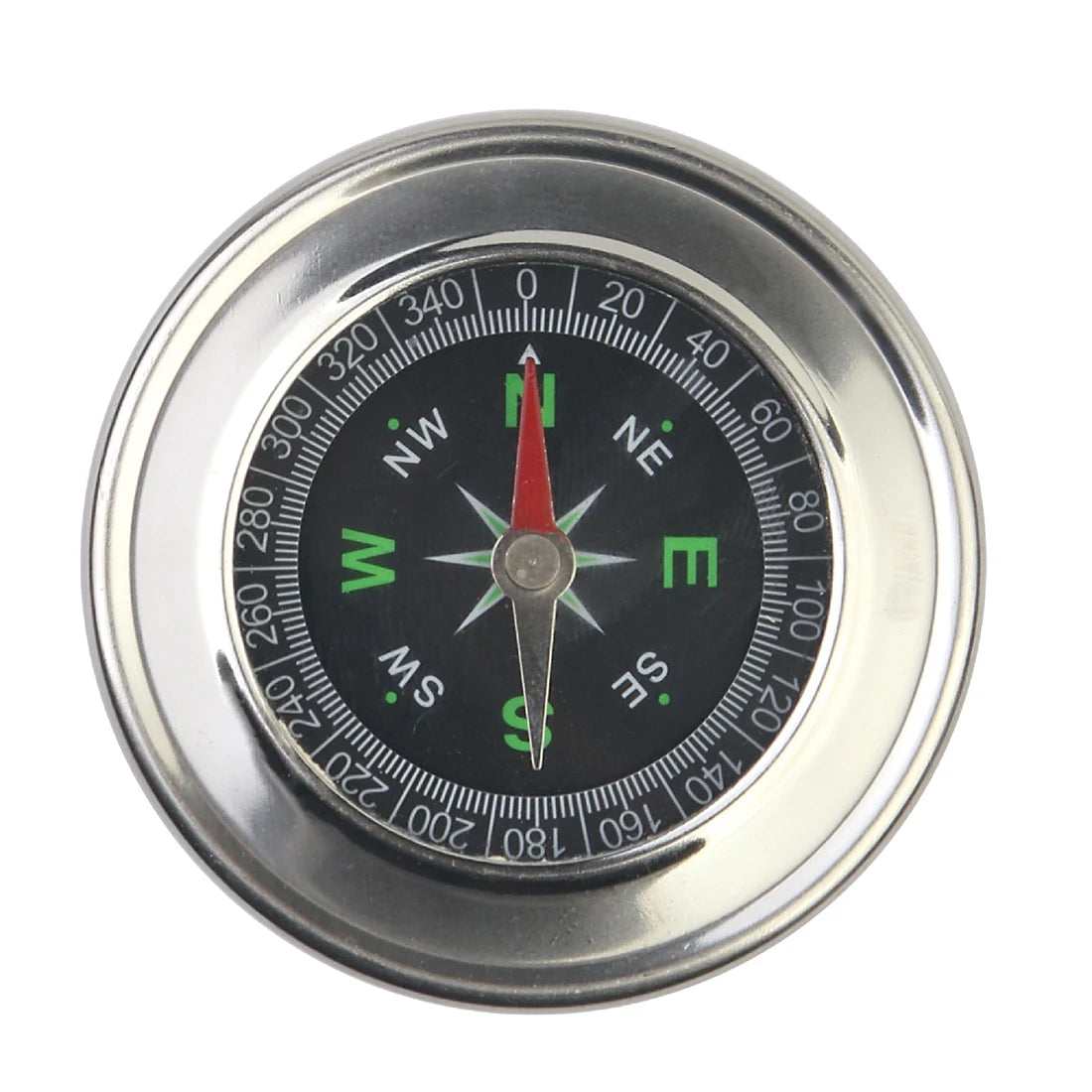 MOTARRO 1Pcs Portable Compass Aluminum Lightweight New Outdoor Camping Hiking Portable Pocket Compass