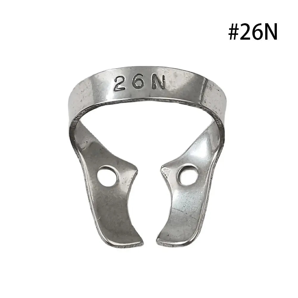 1Pc Dental Rubber Dam Clamps Stainless Steel Endodontic Restorative Barrier Clips Dentistry Orthodontic Material 20 Size Dentist