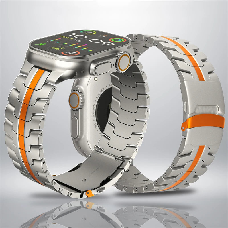 Stainless Steel Strap For Apple Watch Series 11 10 9 8 SE 3 46mm 45mm 42mm 44mm Metal Bracelet Band For iWatch Ultra 3/2/1 49mm