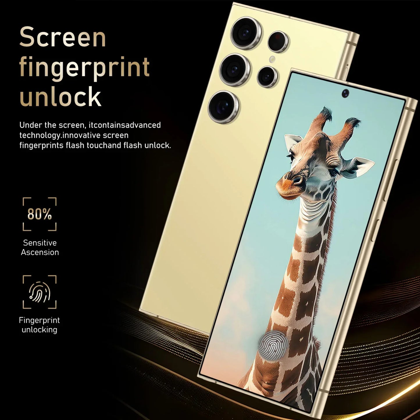 HOT 2025 new S26 Ultra original intelligent 5G dual card dual standby Android 15 system global version 108MP 7800mAh battery