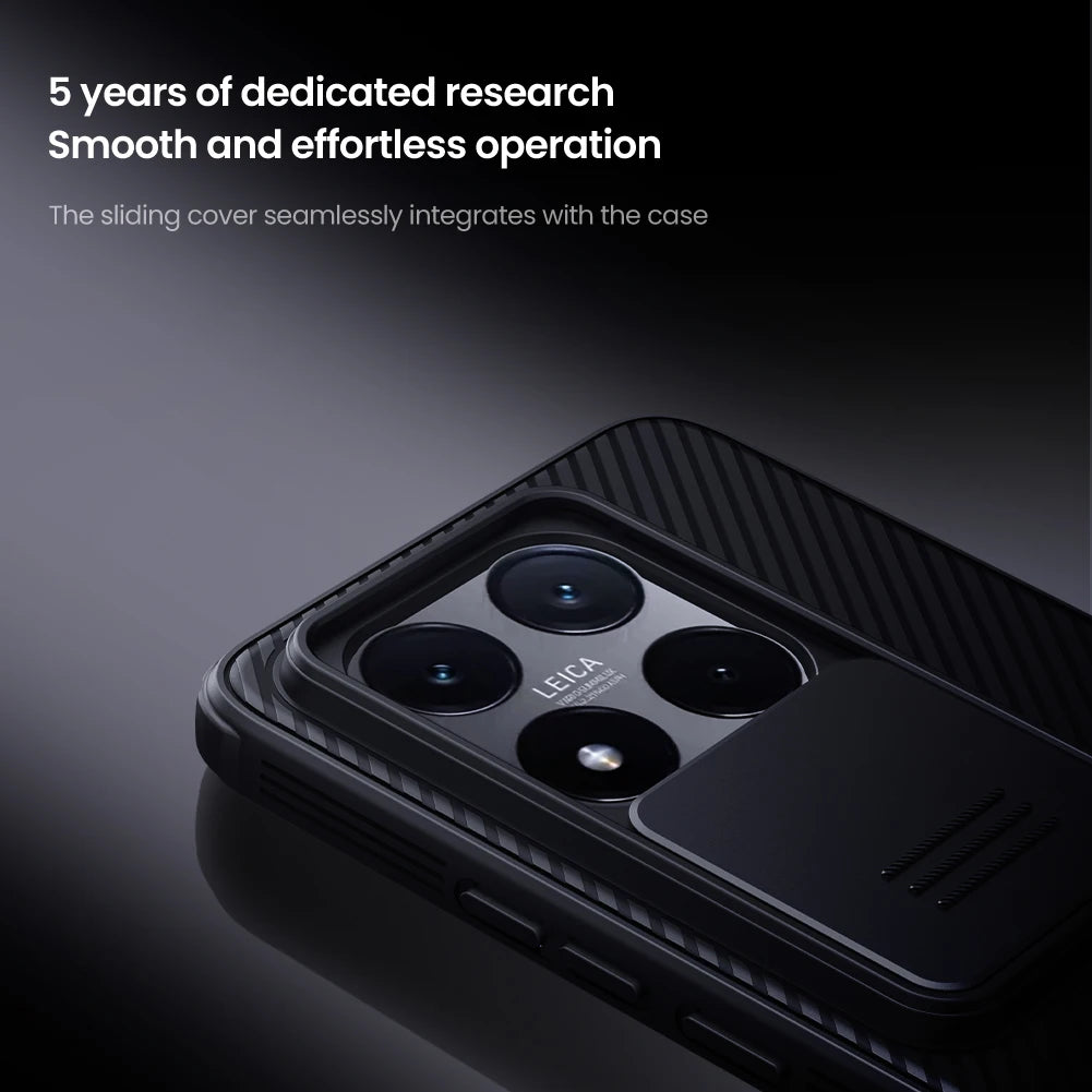 Nillkin for Xiaomi 14 T 14T Pro CamShield Pro Slide Camera Cover Anti-Fingerprint Shockproof Protector Phone 14Tpro Case
