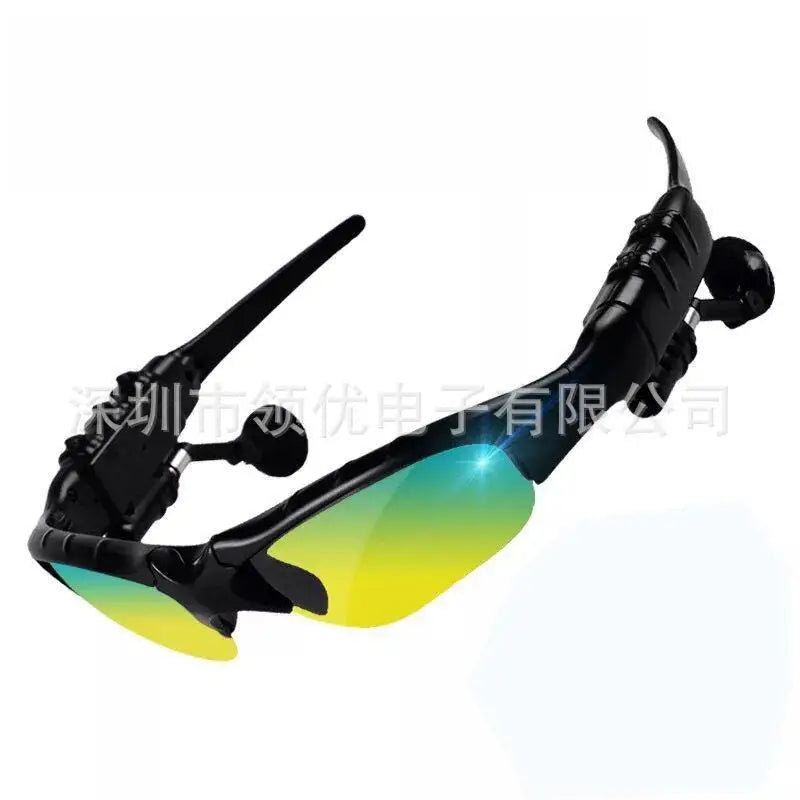 Hiking Bluetooth Smart Glasses UV-Protection Polarized Sunglasses with Stereo Wireless Headset, Multi-Functional Audio Device