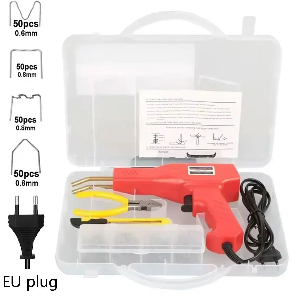 2025 Hot Stapler Bumper Repair Kit Plastic Welding Machine Soldering Iron for Car Bumper Plastic Repair Auto Body Fix Tool