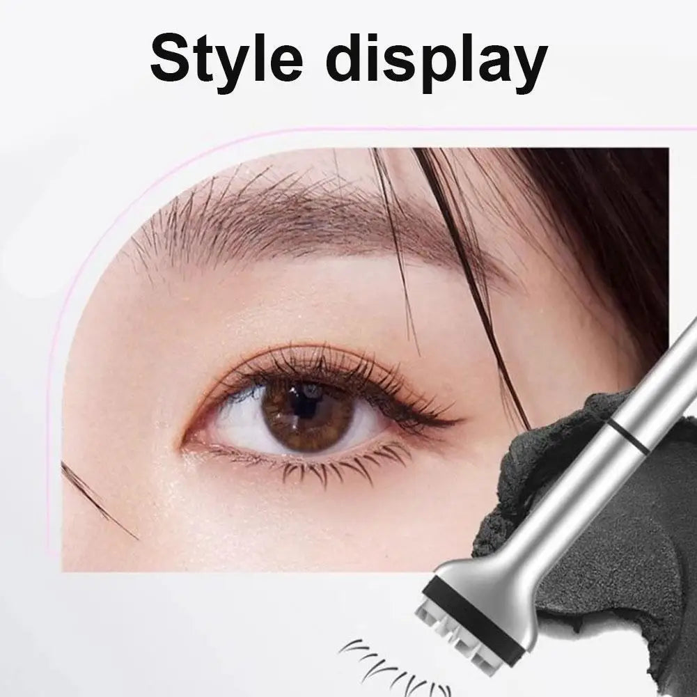 1 Set Eyelash Seal DIY Lower Lash Extension Stamps Silicone Makeup Tool For Beginner Convenient Natural Simulation Mascara Stick
