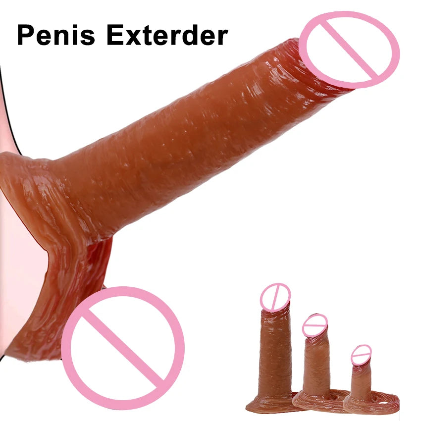 Fantasy Ribbed Dragon Penis Sleeve Soft Silicone Sex Toys Sheath Cock Enlargement Hollow Animal Dildo Male Masturbator Adult 18