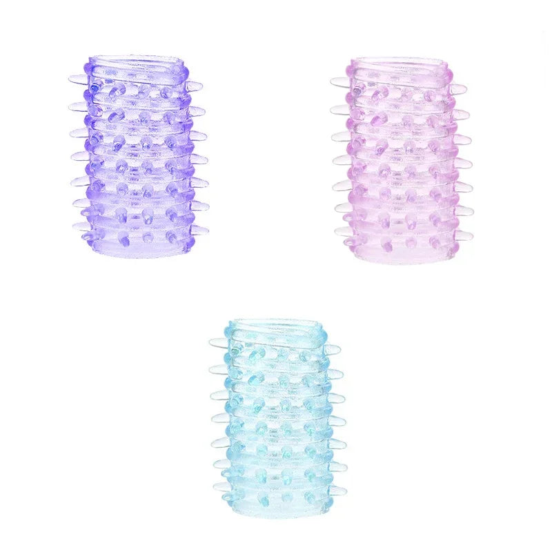 Male Silicone Penis Sleeve 1 Pcs Cock Ring Extender Men Ejaculation Lock Delayed G-spot Massage Reusable Adult Sex Product