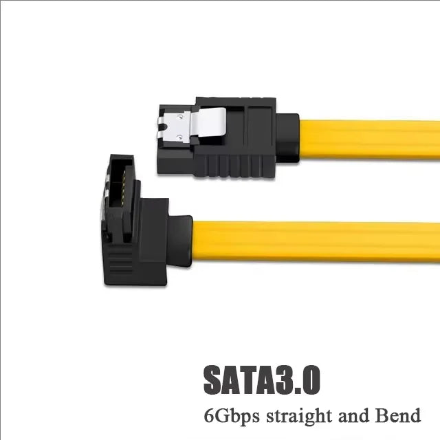 High speed SATA 3.0 hard drive data cable, solid-state, serial data cable, flexible SATA, fast transfer, 39cm