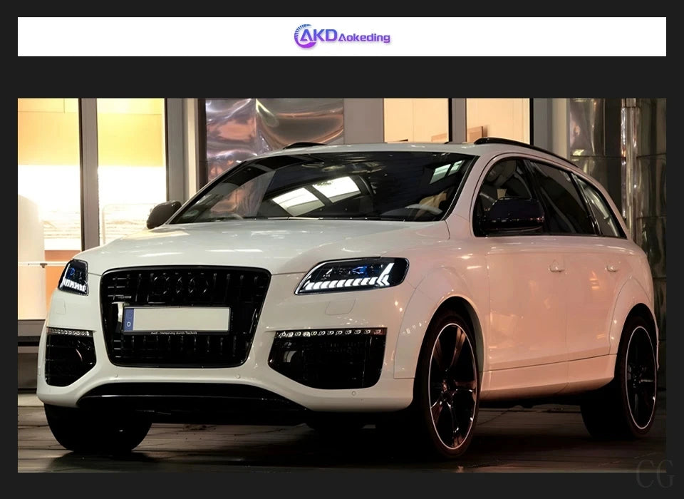 Car Styling Headlights for Audi Q7 LED Headlight 2006-2015 Head Lamp DRL Signal Projector Lens Automotive Accessories