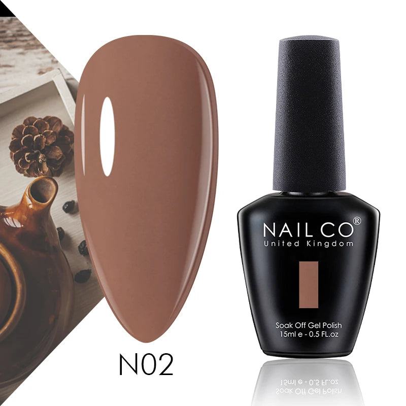NAILCO 15ml Hema Free TPO Free Top Coat And Base Coat Art Design Gel Nail Polish Top Base Coat UV LED Soak Off Gel Nail Varnish
