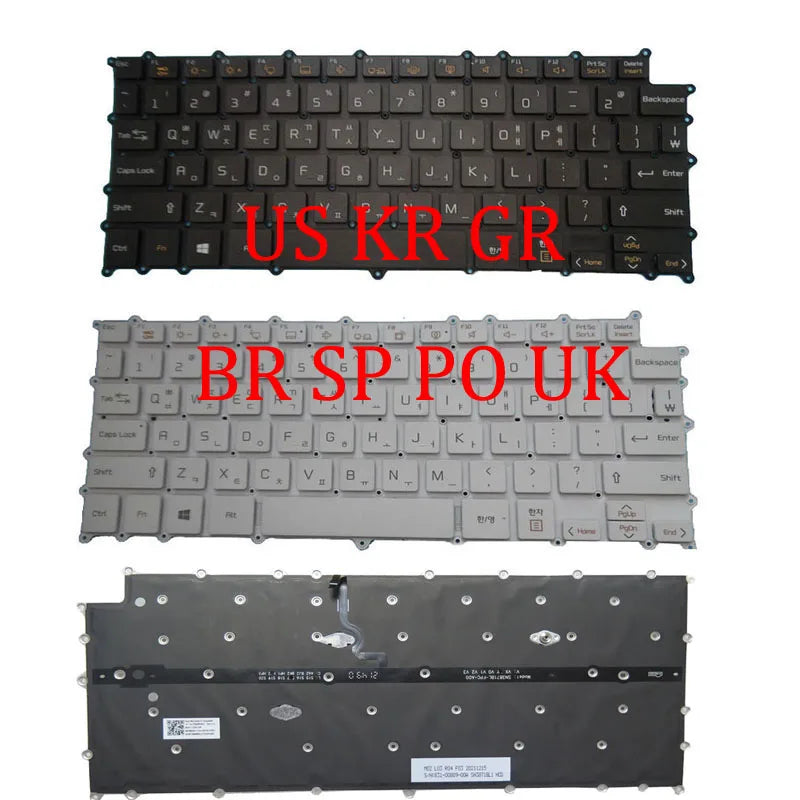 English US Korean KR Keyboard For LG 14T90N 14TD90N 14T990 14TD990 14Z90N 14ZD90N 14Z980 14ZD980 14Z990B 14Z990C 14ZD990 14ZB990