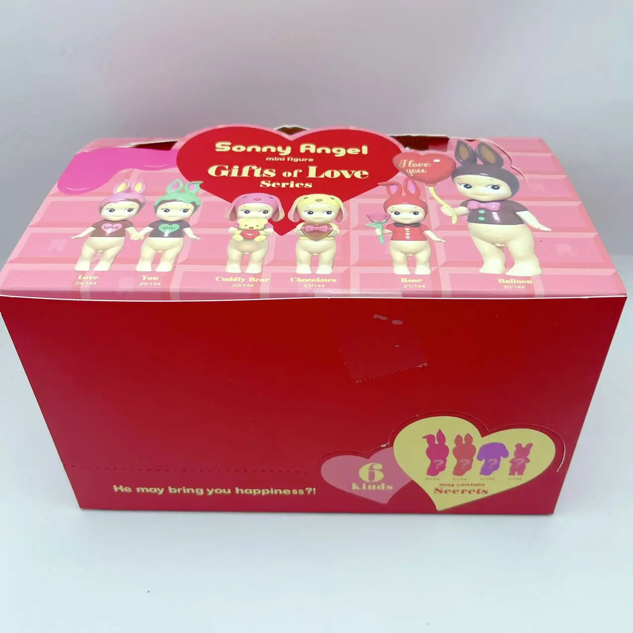 New Hot Sonny Angel Gifts Of Love Series Model Limited Collection Figure Cartoon Desktop Blind Box Xmas Valentine'S Day Gift Toy