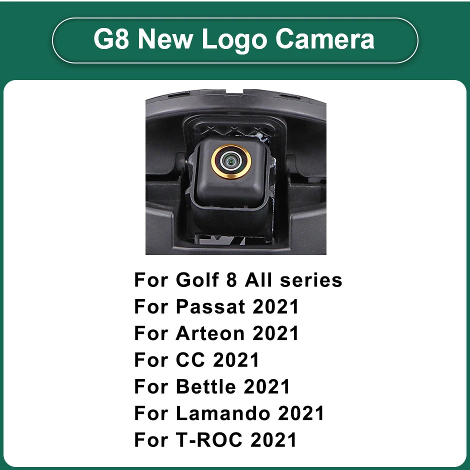 170° AHD 1080P Flip Emblem Rear View Reverse Backup Camera For VW Golf 6/7/8 Polo CC Beetle Magotan B6 B7 B8 EOS T-roc Passat