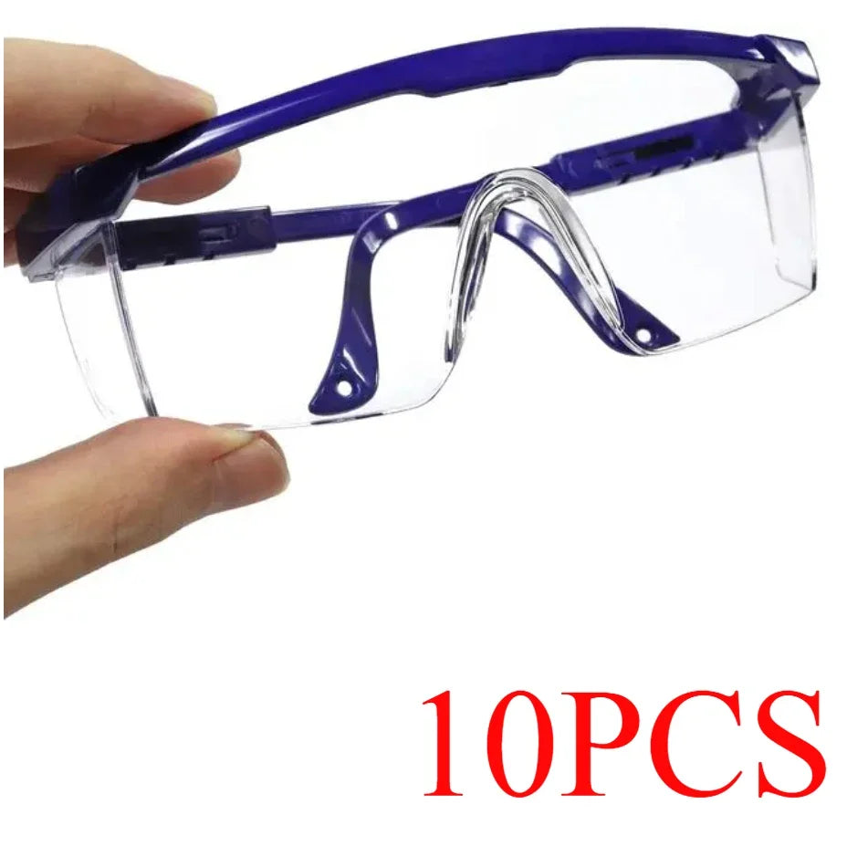 2Pairs Goggles Of Anti-Splash Windproof And Dustproof Laboratory Industrial Riding Safety Goggles Men's And Women's Glasses
