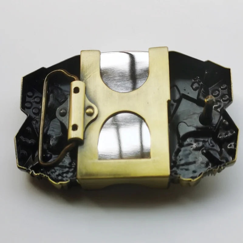 Poker PlayCard series Kerosene Lighter belt buckle, popular in Europe and America