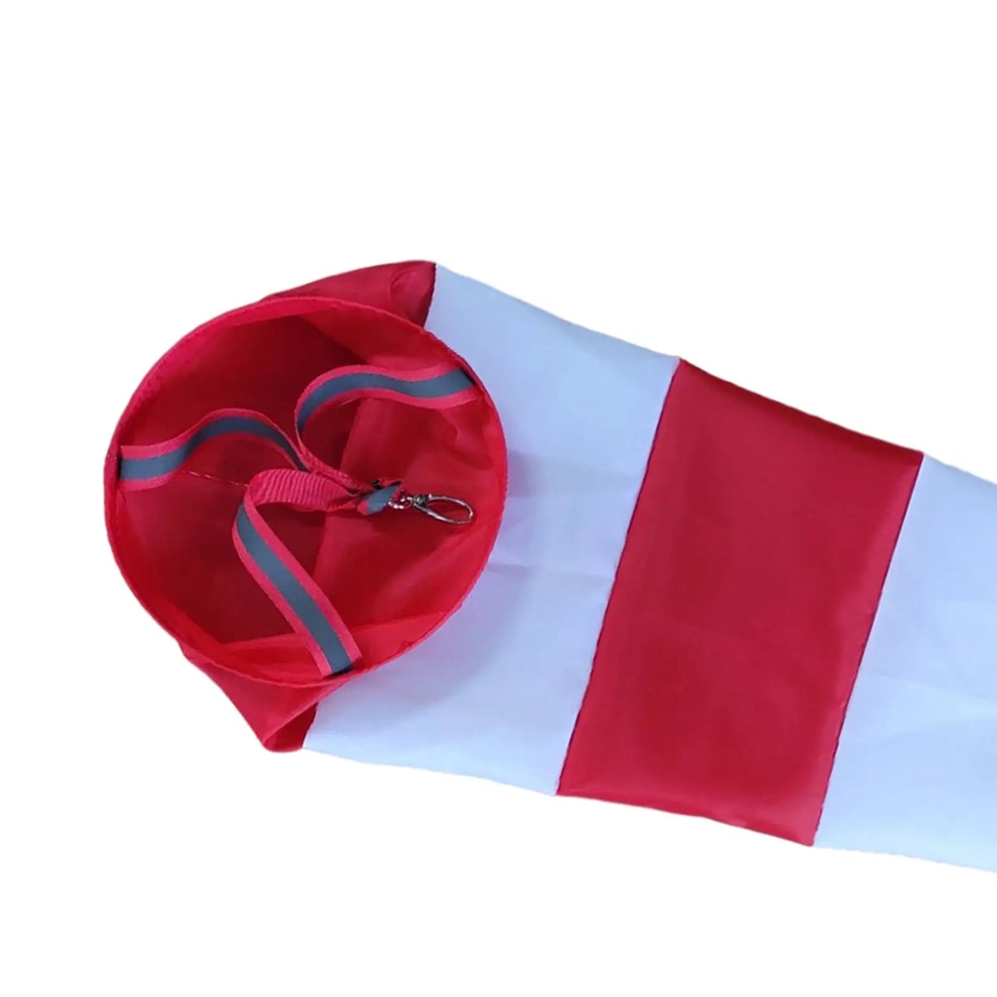 Heavy Duty Airport Windsock with Reflective Belt Hanging Wind Measurement Sock Bag Rainbow Wind Direction Indicator Sock Farm