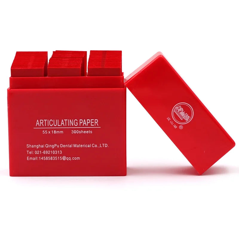 ELIJAH Dental Articulating Paper Dentista Blue Red Double-sided Bite Strips Oral Dentist Teeth Whitening Dental Materials Tools