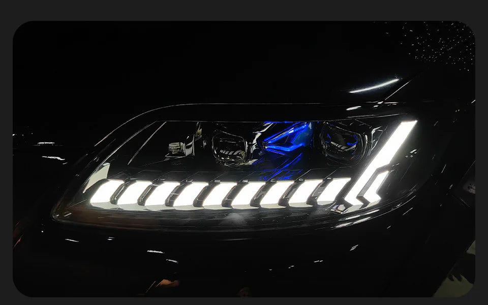 Car Lights for Audi Q7 Q7L Headlight 2006-2015 Q7 Head Lamp Drl Projector Lens Automotive Accessories