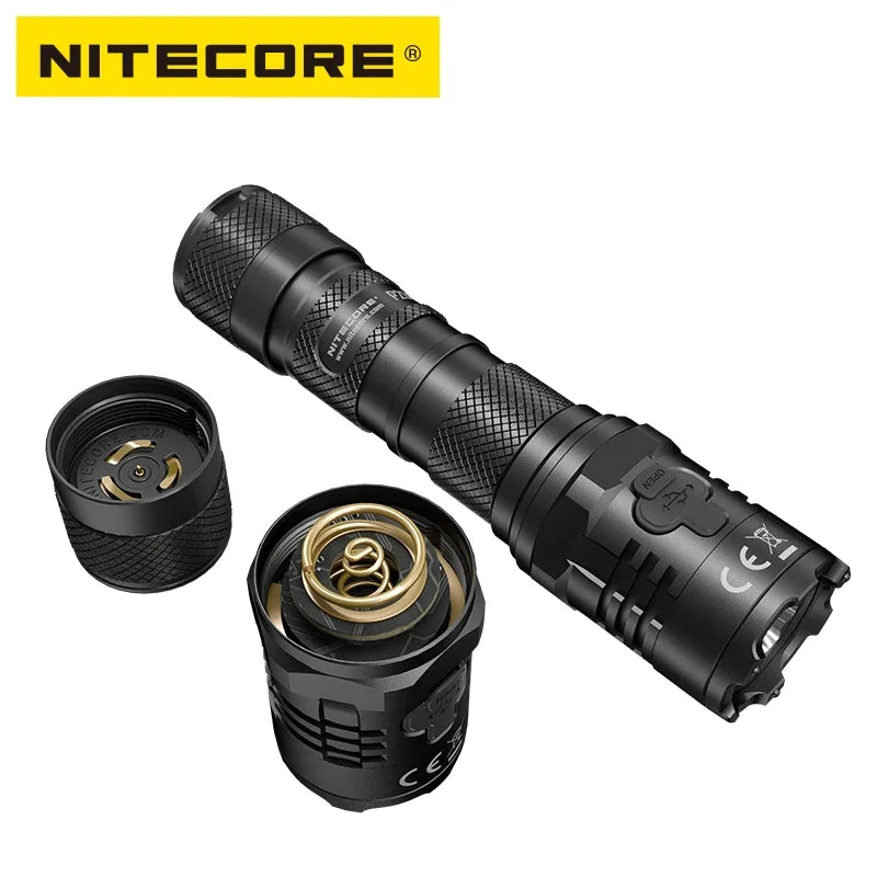 NITECORE P20ix Powerful Tactical LED Flashlight 4000Lumens Rechargeable Torch Light with 21700 Battery for Self-defense Camping