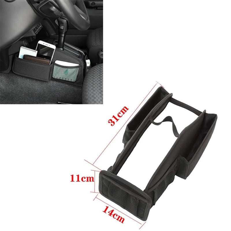 New-Stowing Tidying Car Gear Shifter Side Storage Bag Console Organizer For Suzuki Jimny JB74 2019-2021