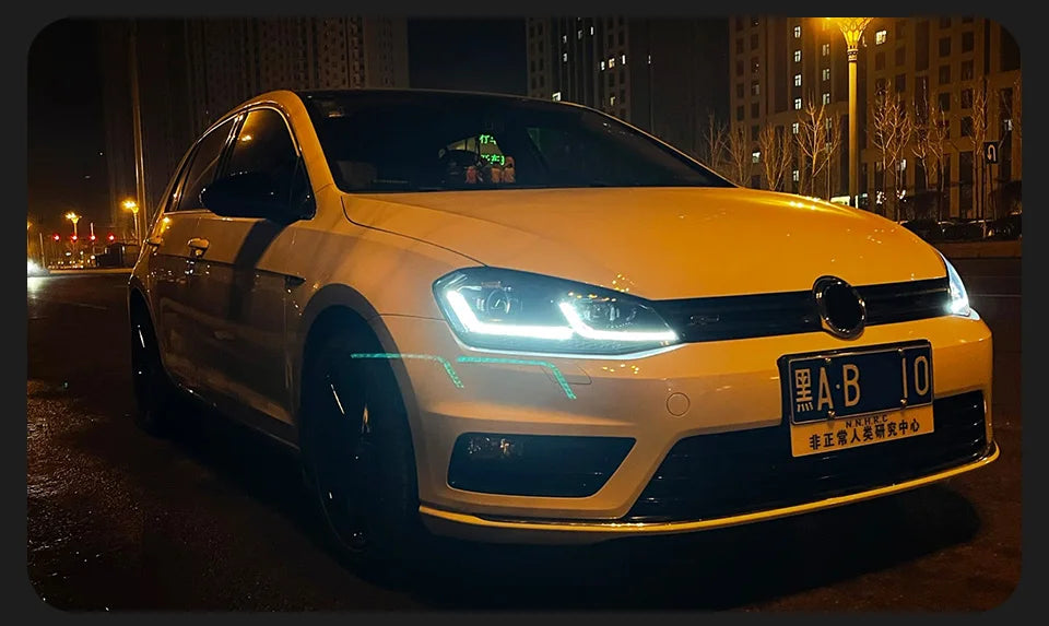 Auto Parts For VW Golf 7 MK7 GTI Headlights 2013-2017 Upgrade golf 7.5 styling LED DRL Dual Projector Car Accesorios Modified